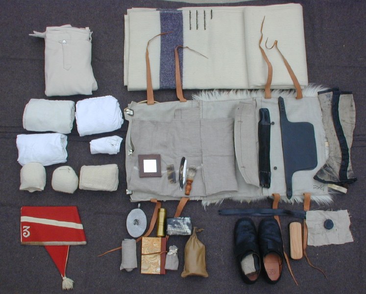 33rd Knapsack laid out